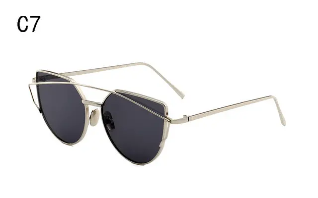 Xiesiqing Sunglasses Women Brand Gradient Ocean Lens Cat Eye Sunglasses Ladies Alloy Full Frame Sun Glasses Oculos De Sol Uv400 7