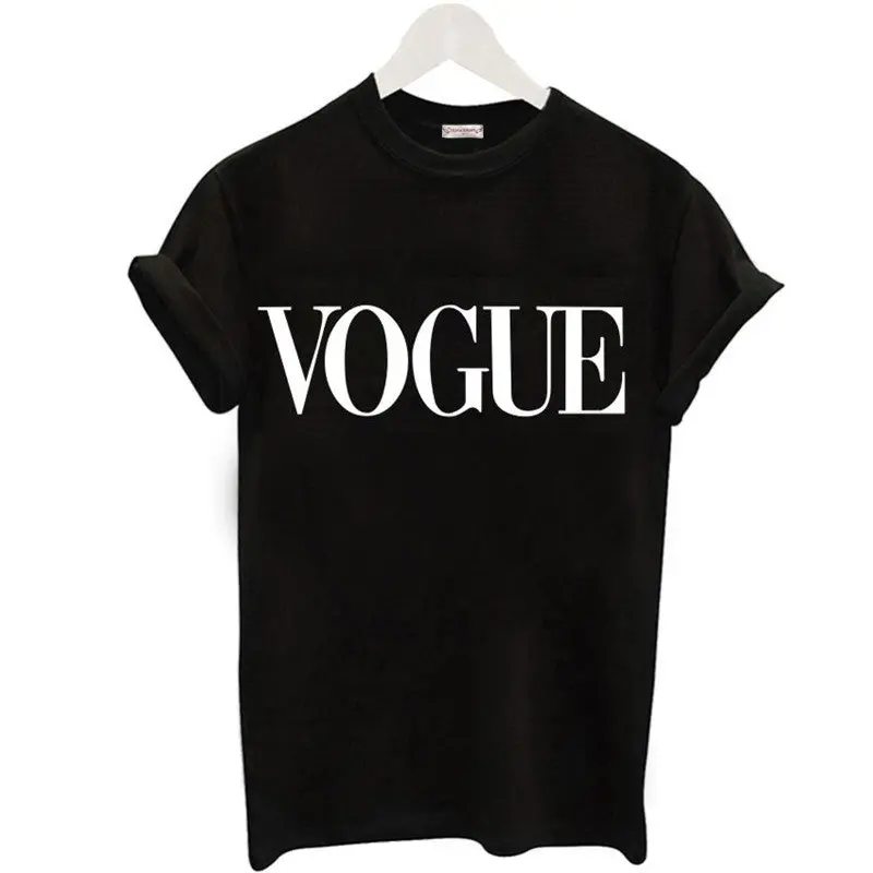 Plus Size S-Xl Harajuku Summer T Shirt Women New Arrivals Fashion Vogue Printed T-Shirt Woman Tee Tops Casual Female T-Shirts 1
