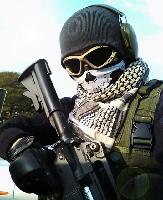 Halloween Scary Mask Festival Skull Masks Skeleton Outdoor Motorcycle Bicycle Multi Masks Scarf Half Face Mask Cap Neck Ghost 2