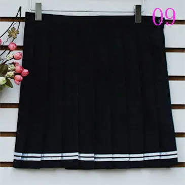 Stylish red A-line midi skirt featuring high-waist design, classic pleats, and authentic tartan plaid—ideal for school uniforms or casual wear. - Image 9