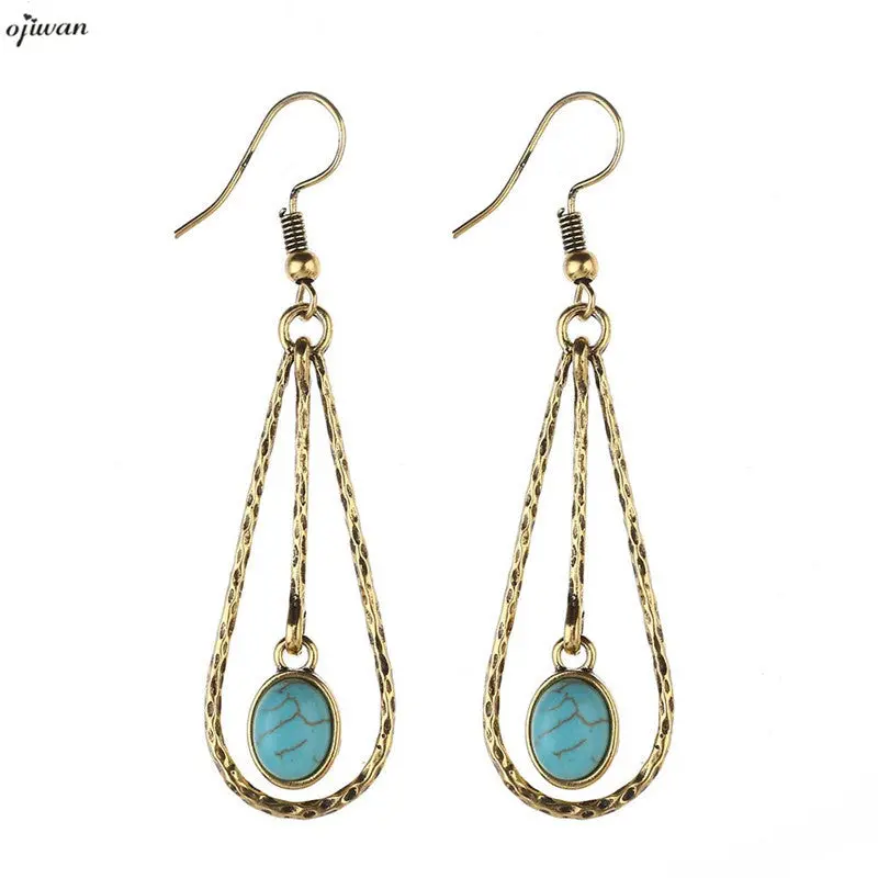 Gypsy Dangle Earrings Hippie Boho Chic Aritos De Mujer Native American Jewelry Navajo Bohemian Earrings Online Shopping India 1