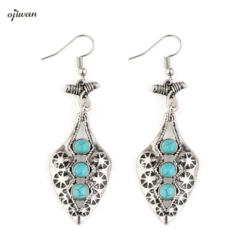 Indian Tribal Earrings Hippie Cowgirl Bohemian Earrings Aritos Gypsy Earrings Native American Jewelry Navajo Boho  Earrings 1