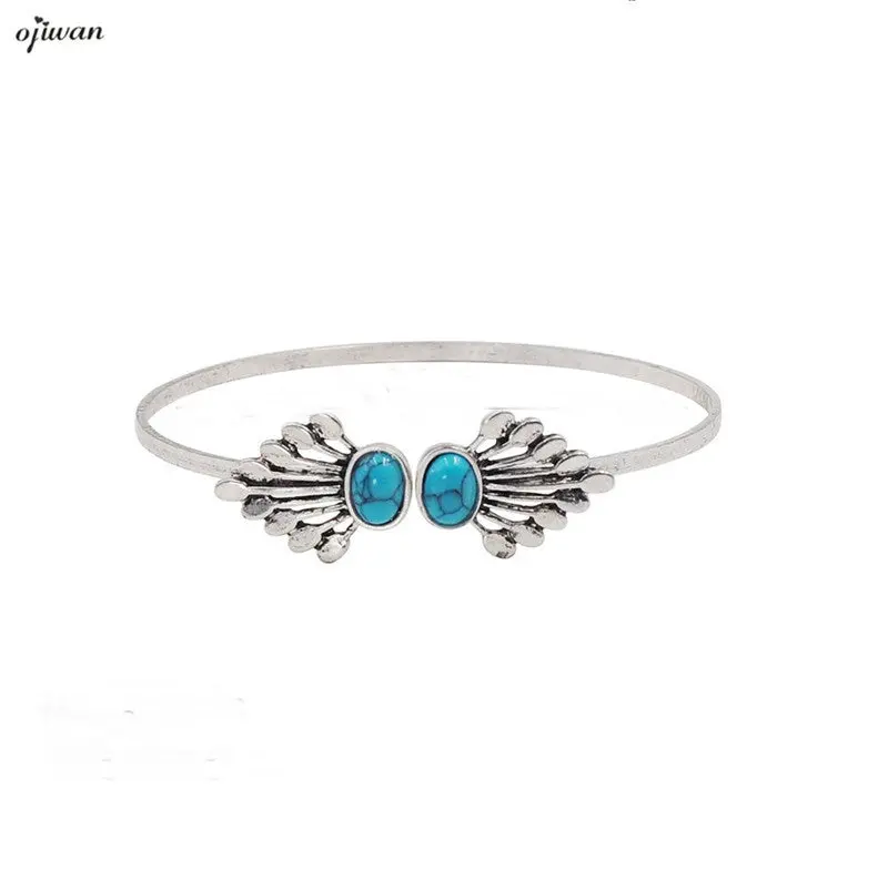 Gypsy Bracelet Vintage Pulseiras Open Cuff Bracelet Femmes Boho Bracelets & Bangles Indian Native American Jewelry Navajo 1