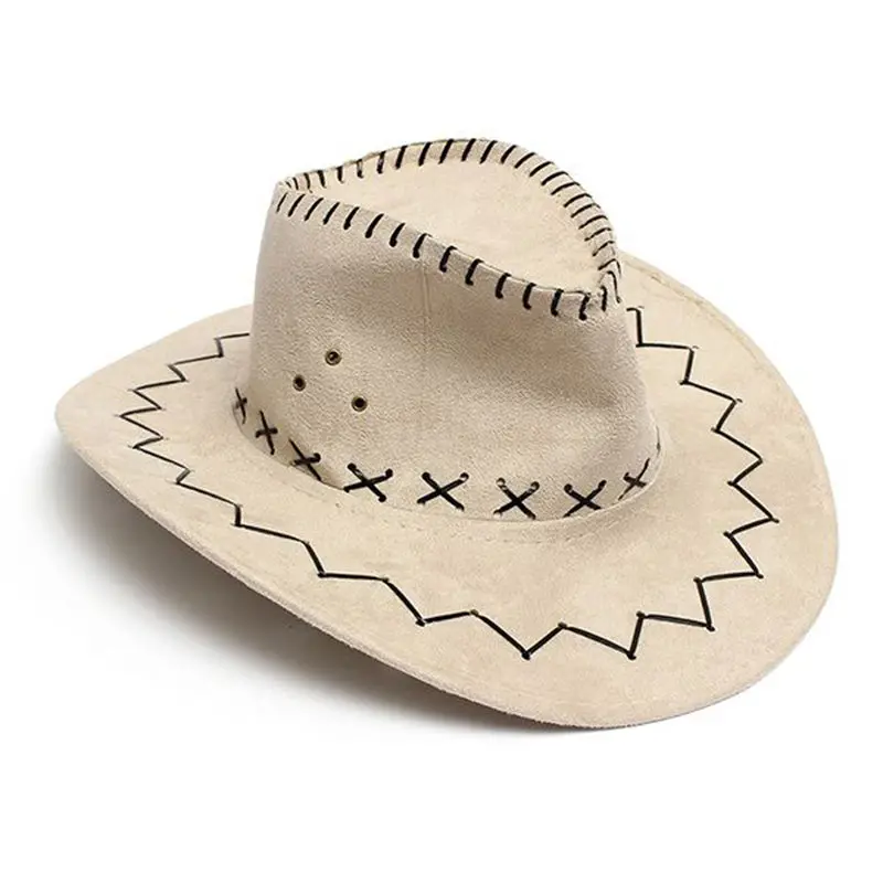 Saf-Hot Retro Unisex Denim Wild West Cowboy Cowgirl Rodeo Fancy Dress Accessory Hats 1