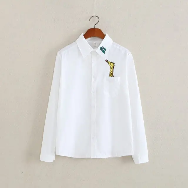Preppy White Blouse Collection 13 Pattern Women Cotton Lace Crochet Peter Pan Collar Long Sleeve Top Shirt Plus Size S-4Xl T5437 11