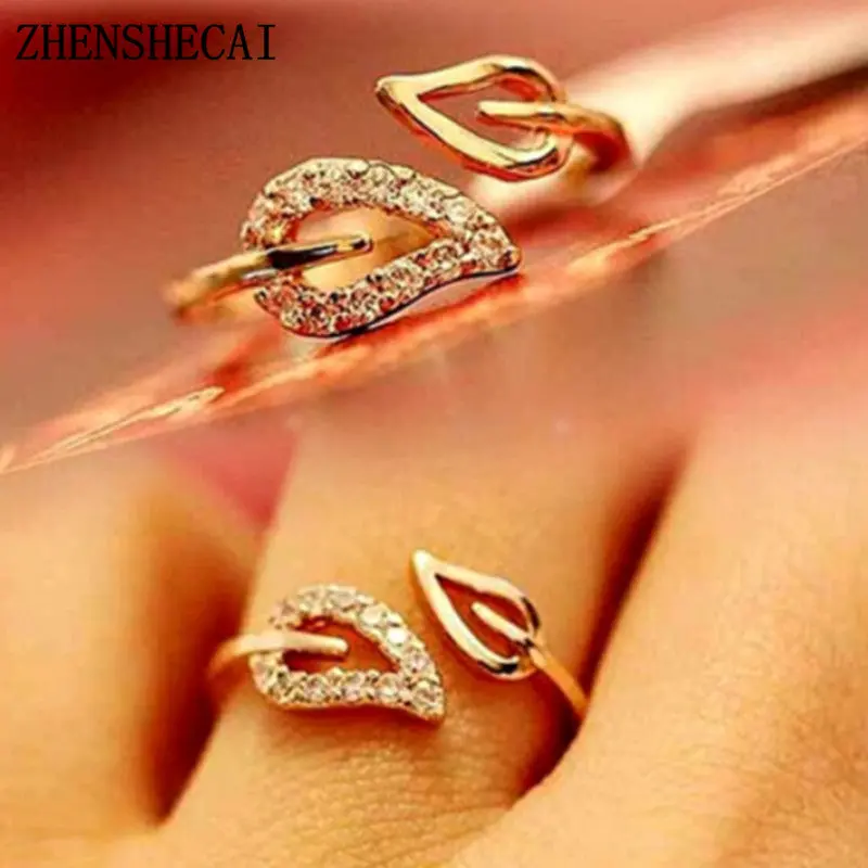 The Personality Party Leadership Commitment Gift Shining Bright Elements Rings For Women Lovers Open Ring Hot 2017 Wholesale Nj3 1