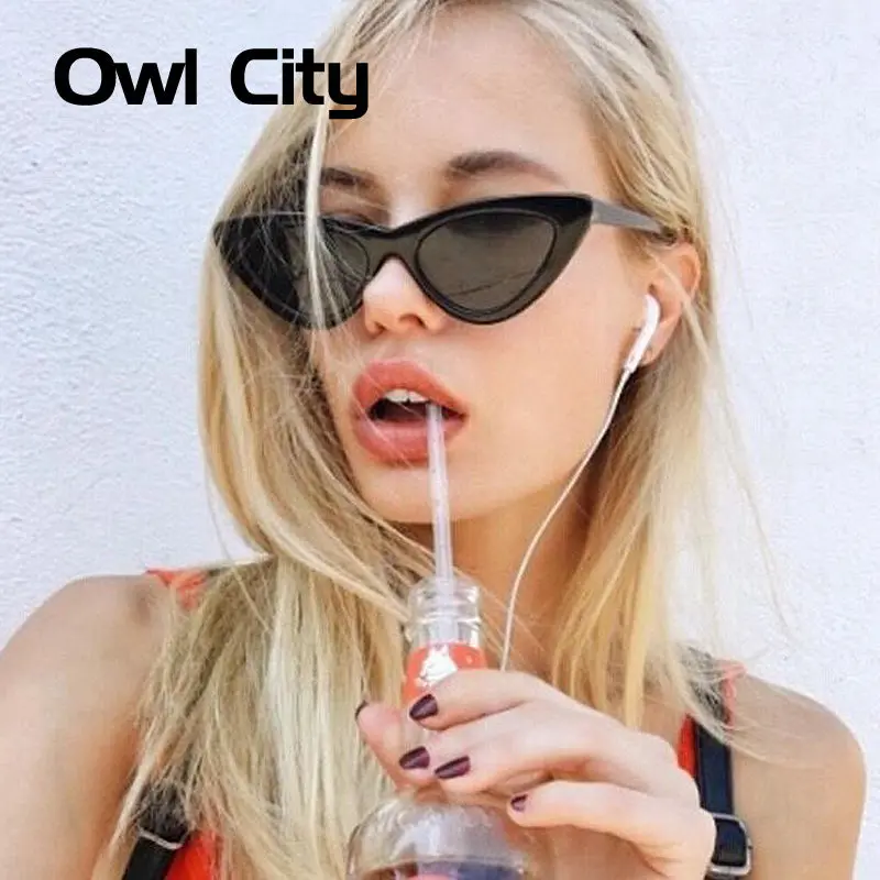 Owl City Vintage Women Sunglasses Cat Eye Eyewear Brand Designer Retro Sunglass Female  Oculos De Sol Uv400 Sun Glasses 1