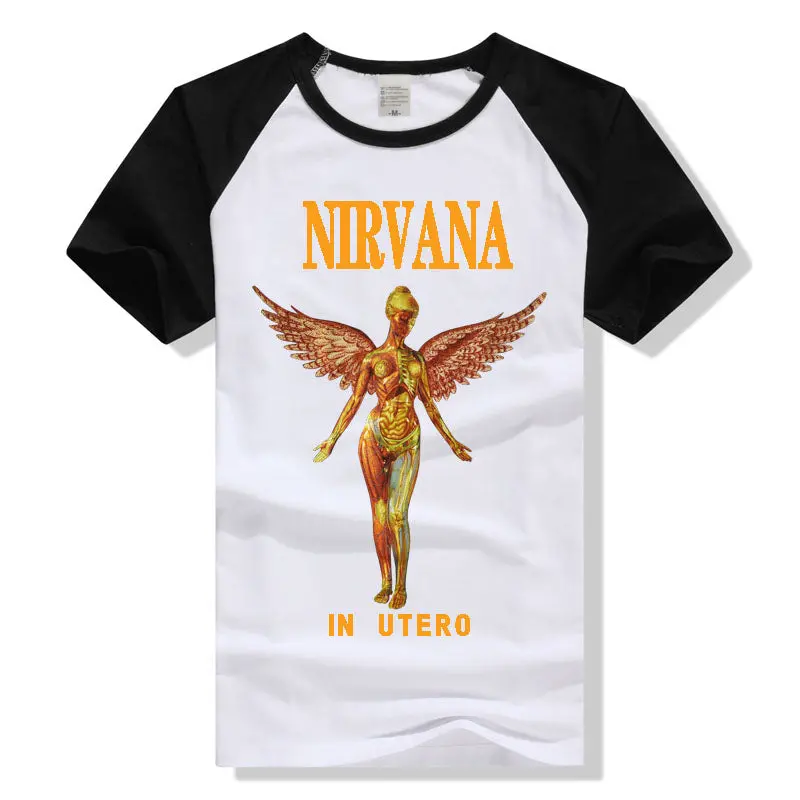 Adult Nirvana In Utero T-Shirt  Printing Grunge Cloths Short Sleeve Men Retail Shirts Men And Women T Shirts Big Size S-3Xl 1
