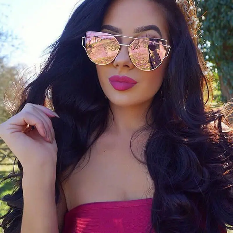 Xiesiqing Sunglasses Women Brand Gradient Ocean Lens Cat Eye Sunglasses Ladies Alloy Full Frame Sun Glasses Oculos De Sol Uv400 1