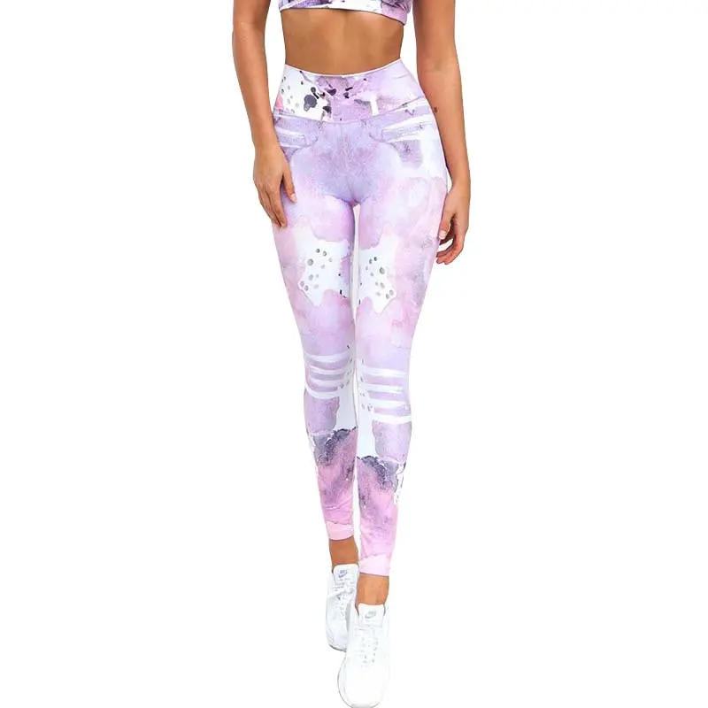 Women Fitness Clothing High Waist Workout Pants 1