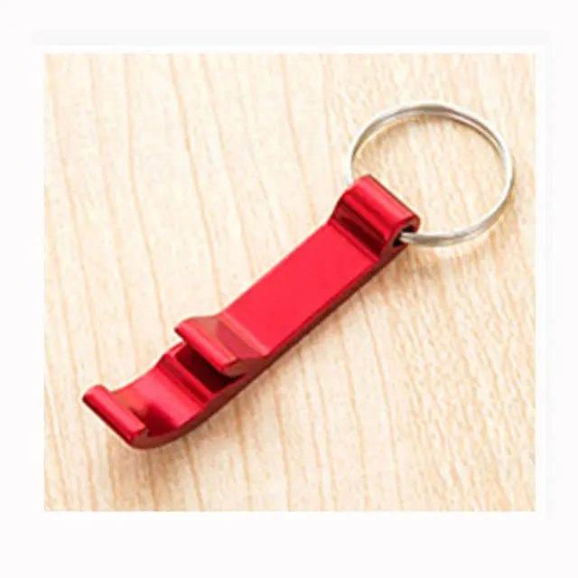 Portable 4 In 1 Bottle Opener Key Ring Chain Keyring Keychain Metal Beer Bar Tool Claw Gift 4