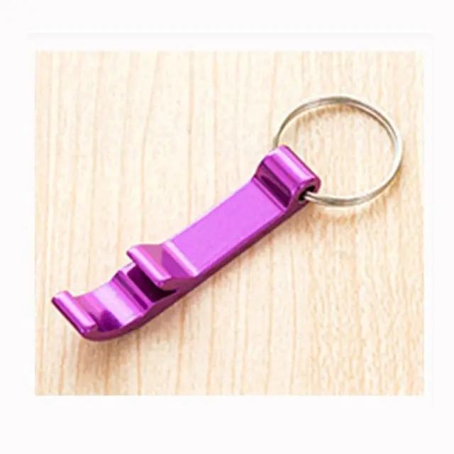 Portable 4 In 1 Bottle Opener Key Ring Chain Keyring Keychain Metal Beer Bar Tool Claw Gift 5