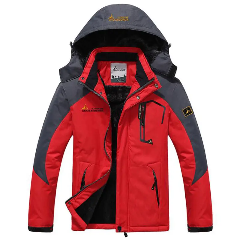 Winter Parka Men Plus Velvet Warm Windproof Coats Mens Military Hooded Jackets Casaco Masculino Casacos Men's Outwear Overcoat 1