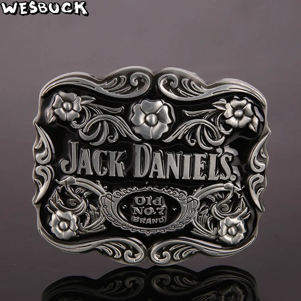 Wesbuck Belt Buckles Unique Metal New Cool Buckles Western Mens Vintage Jack Daniel's Western Belt Cowboy Cowgirl Belt Buckle 1