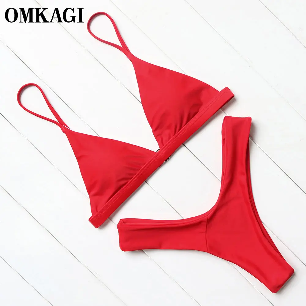 Omkagi Brand Swimwear Women Swimsuit Sexy Push Up Micro Bikinis Set Swimming Bathing Suit Beachwear Summer Brazilian Bikini 2018 1