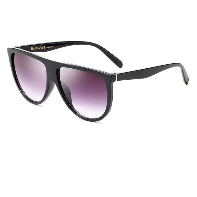 Molniya Oversized Square Sunglasses Women Designer Brand Big One Lens Mans Black Sun Glasses Female Uv400 Transparent Frame 4
