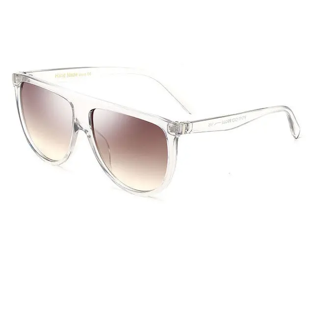 Molniya Oversized Square Sunglasses Women Designer Brand Big One Lens Mans Black Sun Glasses Female Uv400 Transparent Frame 5