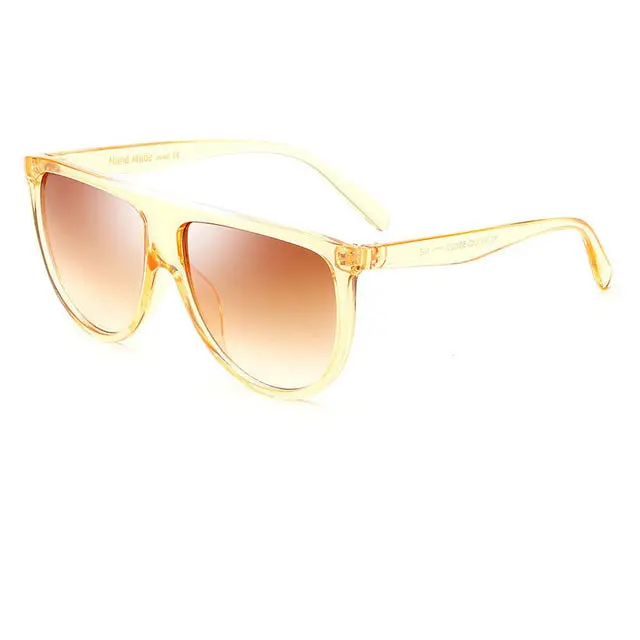 Molniya Oversized Square Sunglasses Women Designer Brand Big One Lens Mans Black Sun Glasses Female Uv400 Transparent Frame 7