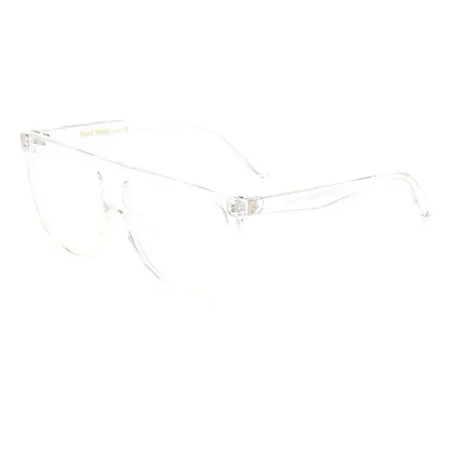 Molniya Oversized Square Sunglasses Women Designer Brand Big One Lens Mans Black Sun Glasses Female Uv400 Transparent Frame 9