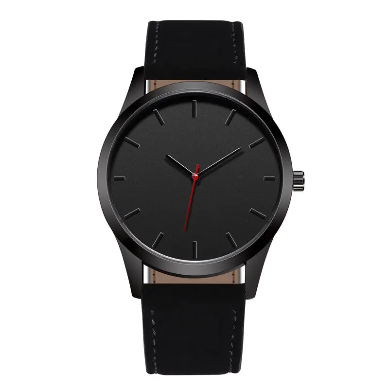 Reloj 2018 Fashion Large Dial Military Quartz Men Watch Leather Sport Watches High Quality Clock Wristwatch Relogio Masculino T4 1