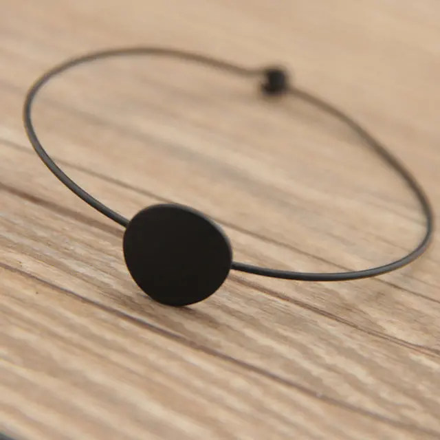 New Fund Sell Like Hot Cakes Minimalist Design Joker Copper Qualitative Geometric Circular Female Bracelet 2018 3