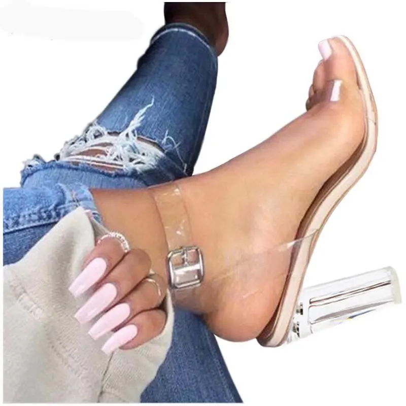 High Heels Women Transparent Pumps 1