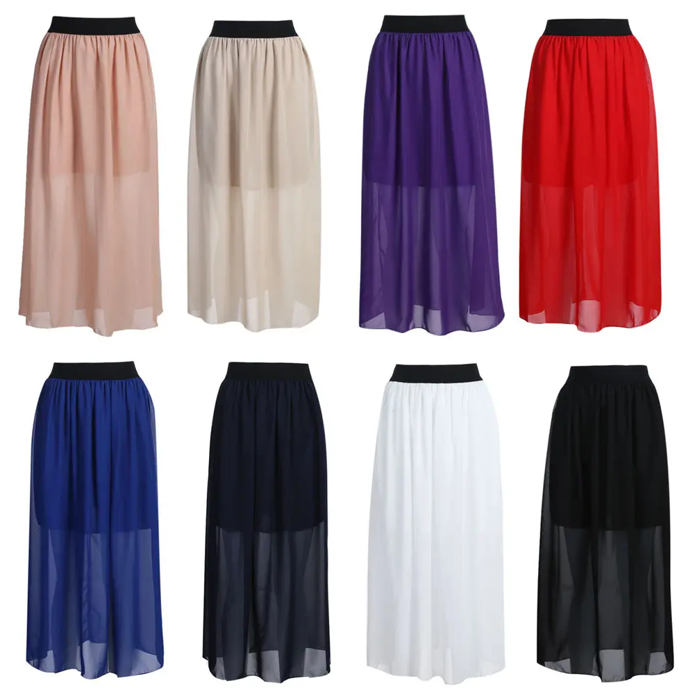 Spring Autumn Women Skirt Clothes Brief Solid Color Velvet Fashion High Waist Elegant Longskirt Female Fashion Casual Skirts 1