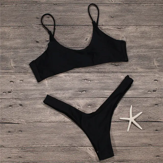 Sexy Micro Bikini Plus Size Swimwear Push Up Thong 5