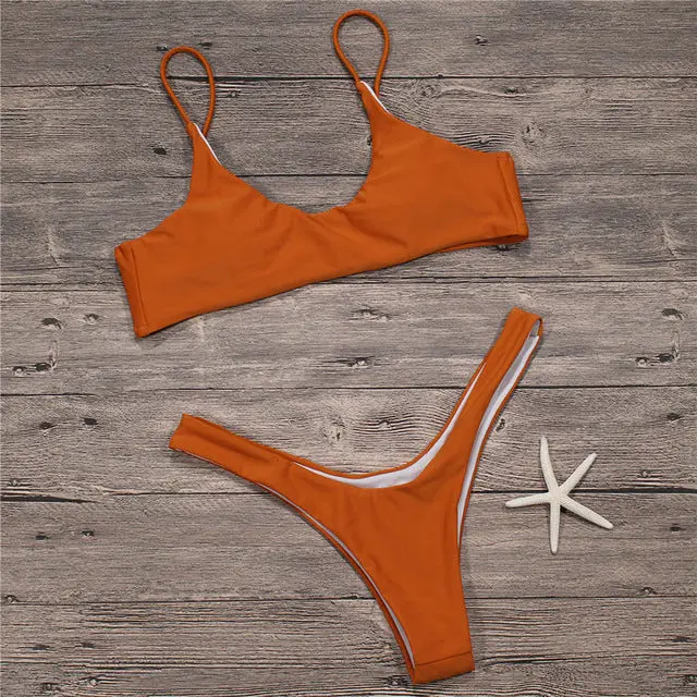 Sexy Micro Bikini Plus Size Swimwear Push Up Thong 3