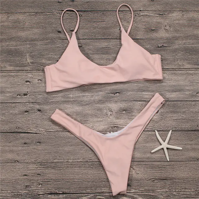 Sexy Micro Bikini Plus Size Swimwear Push Up Thong 7