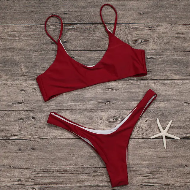 Sexy Micro Bikini Plus Size Swimwear Push Up Thong 6