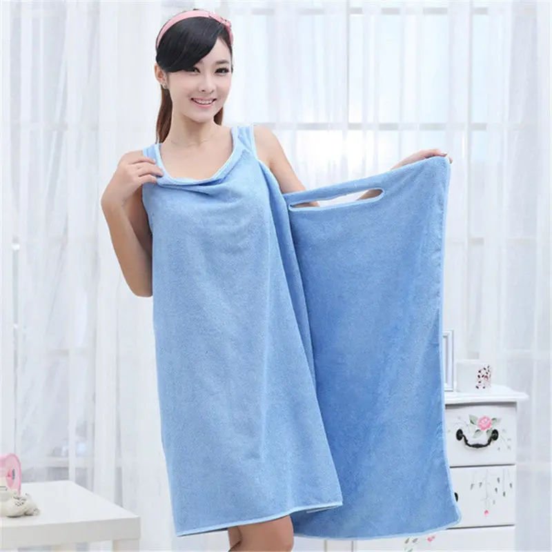 New Sexy V Neck Bath Towel Microfiber Bath Beach Wearable Body Wrap Spa Towel Super Absorbent Fast Drying Magic Bath Towel Hot 1