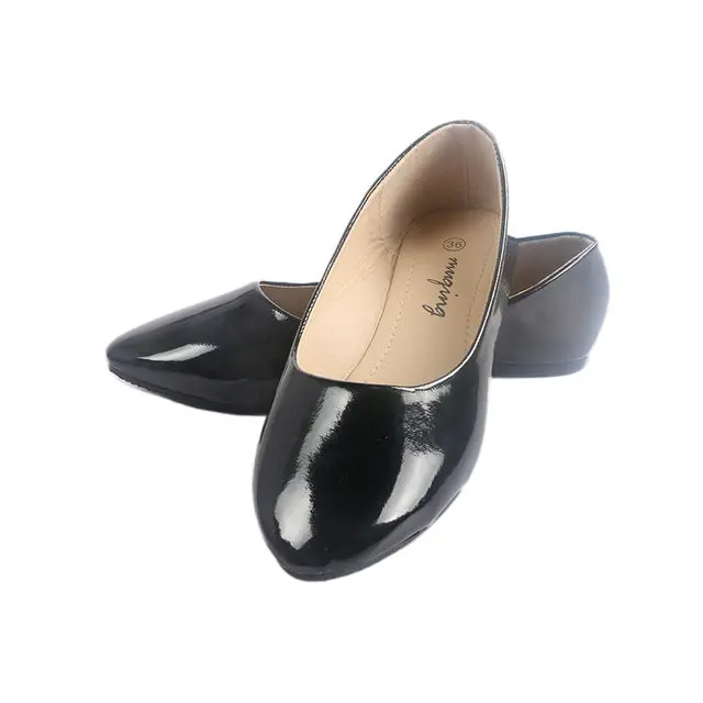 Lianhuaxiang Women's Spring 2018 Pointed-Toe Ballet Flats – Flocked Loafers, Slip-On Casual Shoes - Image 7