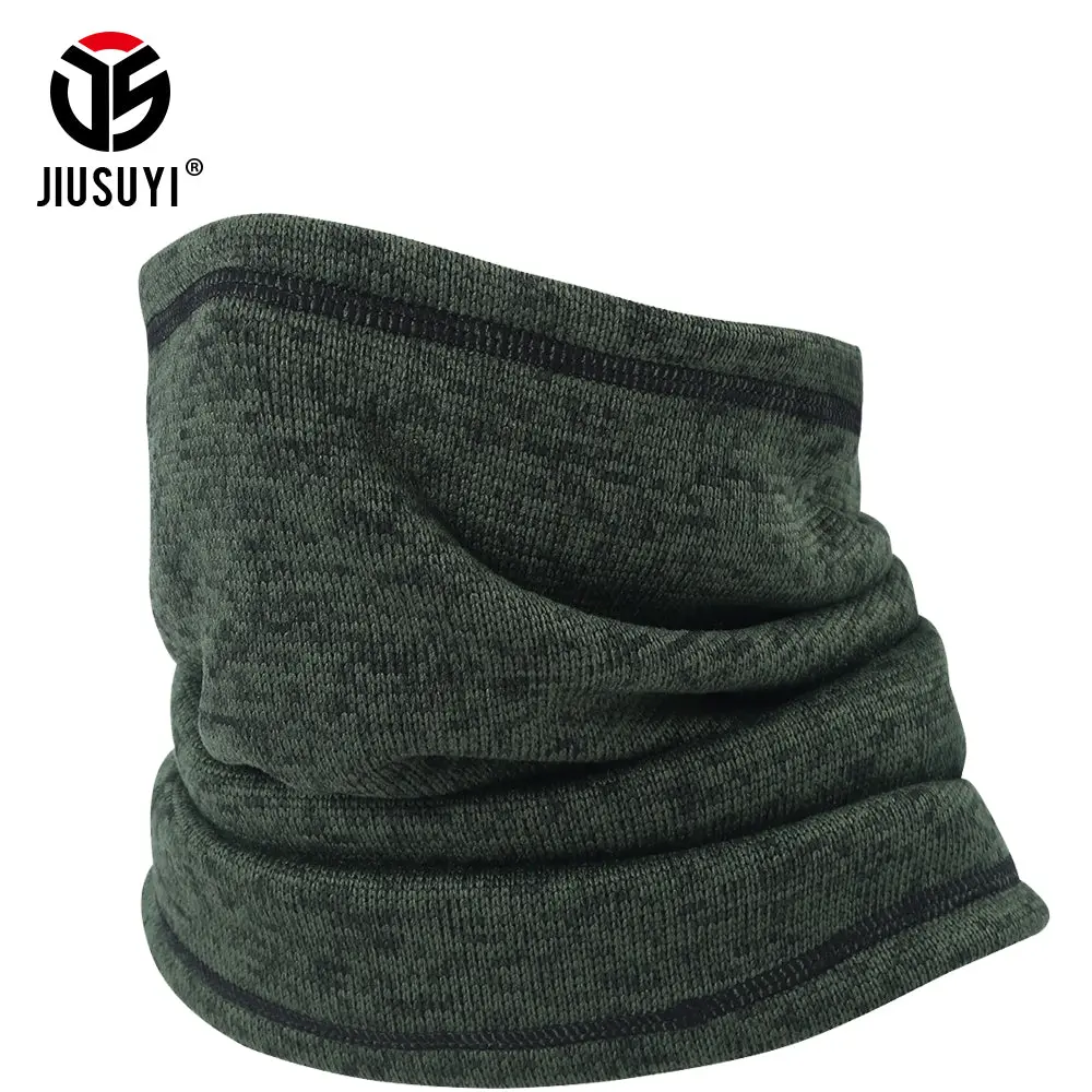Multifunctional Cold Weather Winter Fleece Knitted Headband Neck Warmer Gaiter Face Mask Head Scarf Snowboard Bandana Headwear 1
