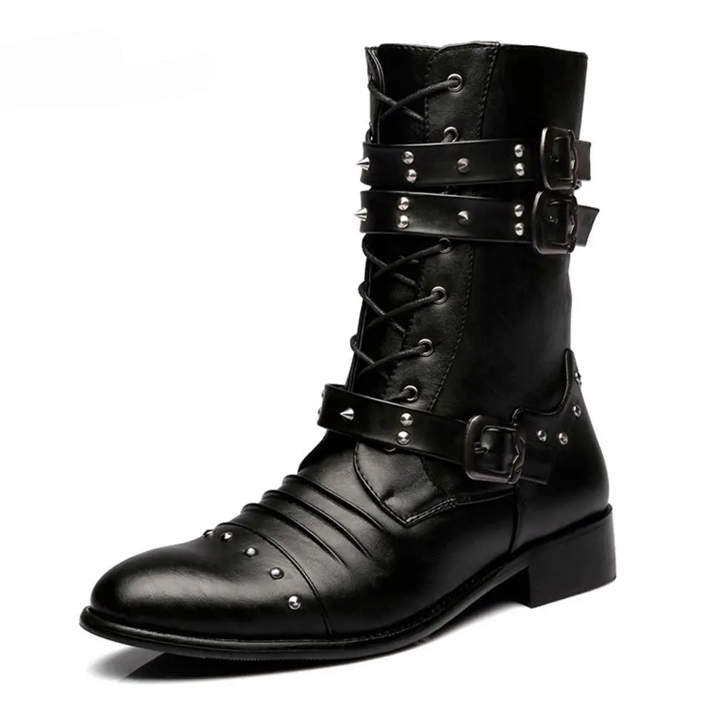 Military Mid Calf Boots 1