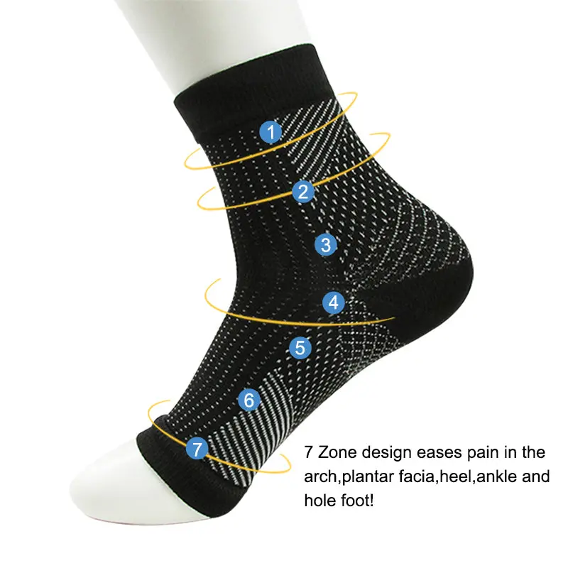 Dropshipping Comfort Foot Anti Fatigue Women Compression Socks Sleeve Elastic Men's Socks Women Relieve Swell Ankle Sokken 1