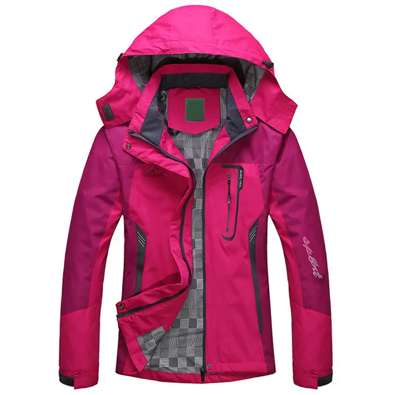 2018 Spring Autumn Winter Women Jacket Single Thick Outwear Jackets Hooded Wind Waterproof Female Coat Parkas Clothing 1
