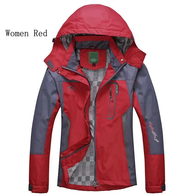 Stylish and functional hooded parka jacket for women—waterproof, wind-resistant, and insulated for spring, autumn, and winter wear. - Image 4