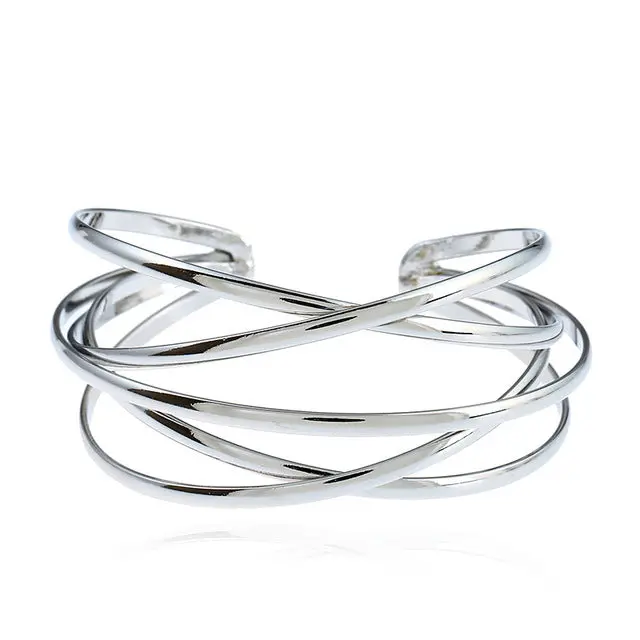Lzhlq Cuff Bangles For Women Brand Big Bohemia Boho Fashion Bangles Indian Girls Bracelets & Bangles Female Cute Ladies Jewelry 2