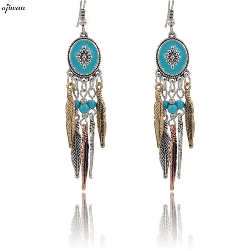 Aritos Ethnic Earrings Aretes Boho Hippie Earrings For Women Tribal Earrings Native American Jewelry Navajo Gypsy Bohemian Aros 1