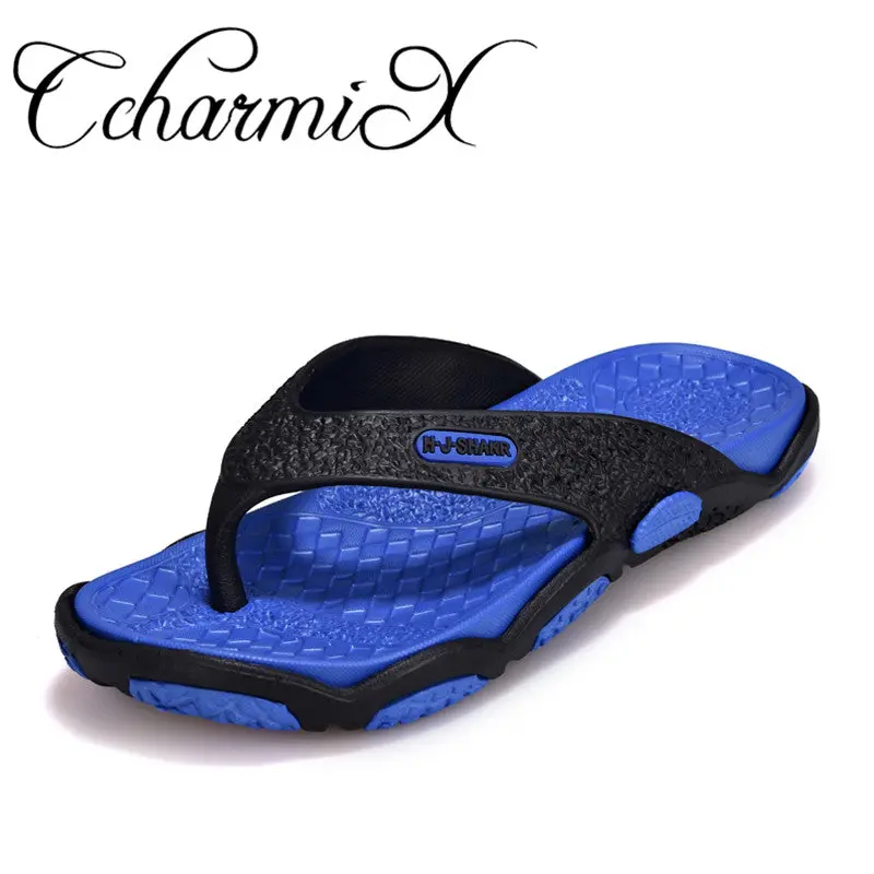 Ccharmix Mens Flip Flops Summer Men's New Style Rubber Soft Shoes Outdoor Beach Men's Slippers Massage Men Footwear 2018 1