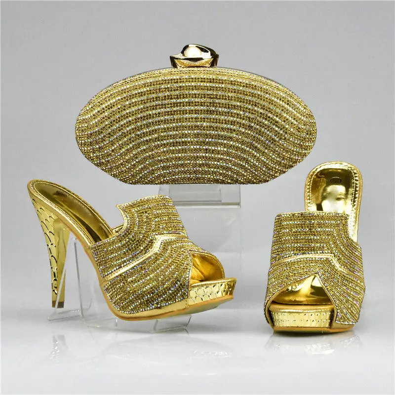 Italian Matching Shoes And Bag Set 1