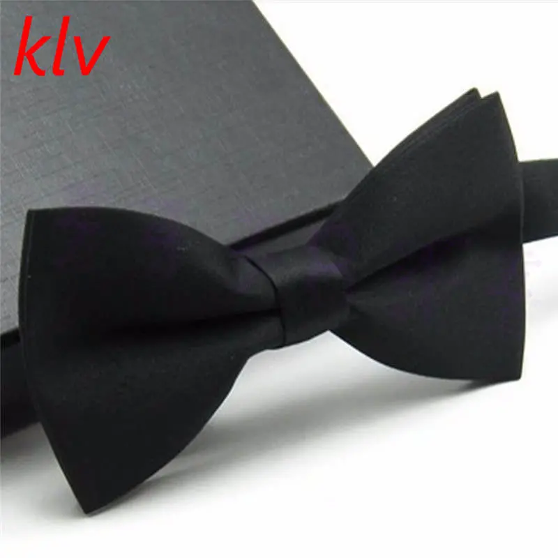 Klv New Boys Girls School Fashion Bow Tie For Kids Bowtie Solid Candy Colorful Baby Butterfly Cravat Gravata 1