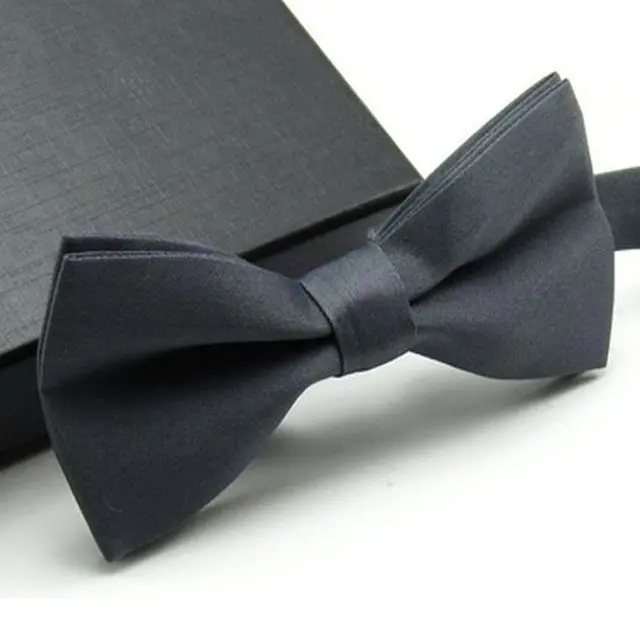 Klv New Boys Girls School Fashion Bow Tie For Kids Bowtie Solid Candy Colorful Baby Butterfly Cravat Gravata 8