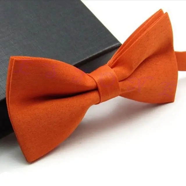 Klv New Boys Girls School Fashion Bow Tie For Kids Bowtie Solid Candy Colorful Baby Butterfly Cravat Gravata 9