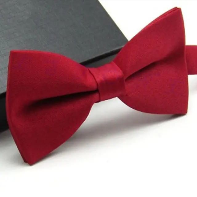 Klv New Boys Girls School Fashion Bow Tie For Kids Bowtie Solid Candy Colorful Baby Butterfly Cravat Gravata 12