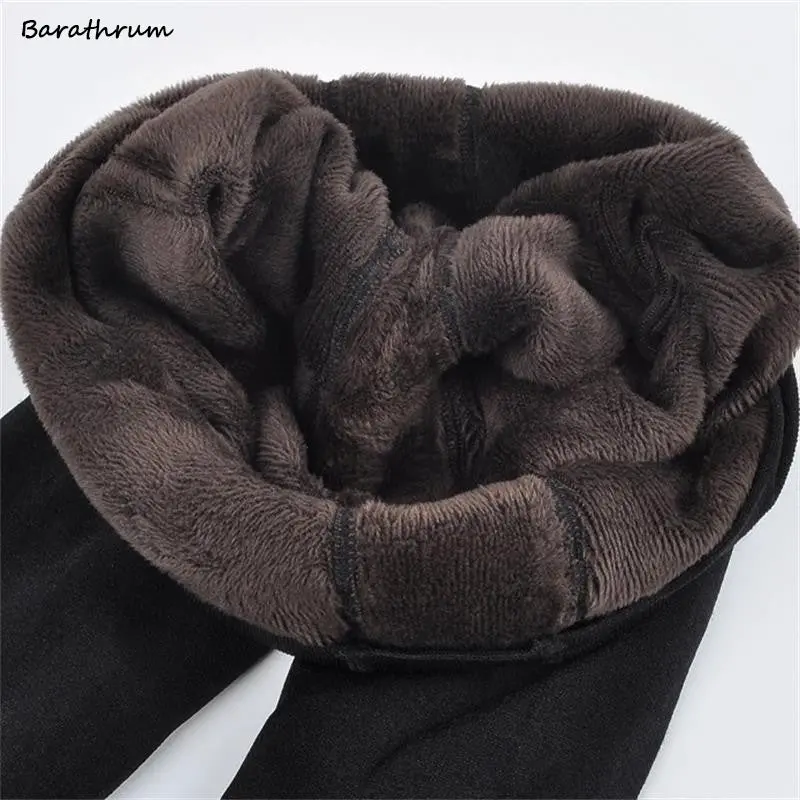 Barathrum Hot 2018 New Fashion Women's Autumn And Winter High Elasticity And Good Quality Thick Velvet Pants Warm Leggings 1
