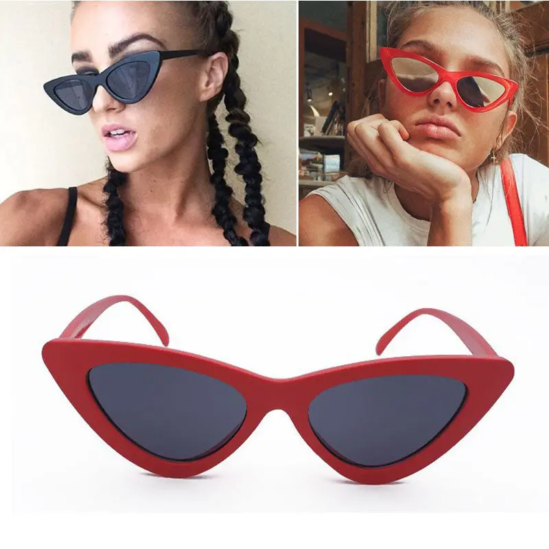 Long Keeper Women Brand Designer Small Cat Eye Sunglasses Hot Sale Black Red Chic Sexy Lady Eyewear Luxury Sun Glasses For Men 1