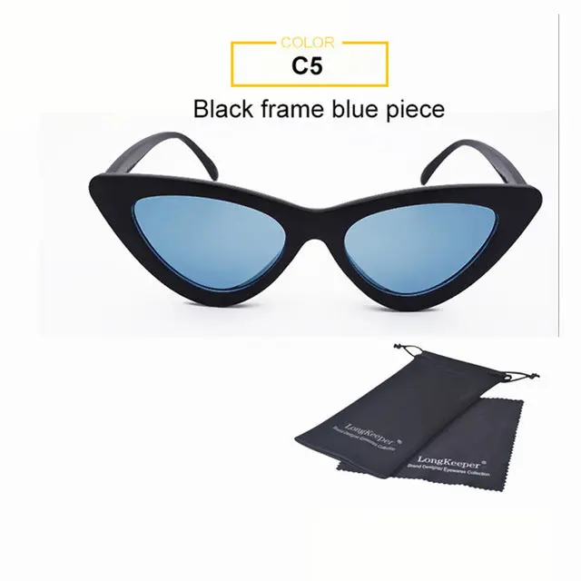 Long Keeper Women Brand Designer Small Cat Eye Sunglasses Hot Sale Black Red Chic Sexy Lady Eyewear Luxury Sun Glasses For Men 2