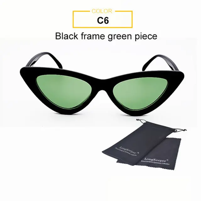 Long Keeper Women Brand Designer Small Cat Eye Sunglasses Hot Sale Black Red Chic Sexy Lady Eyewear Luxury Sun Glasses For Men 5